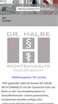 Mobile Screenshot of medizin-recht.com