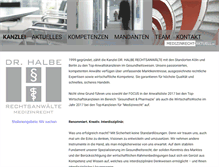 Tablet Screenshot of medizin-recht.com